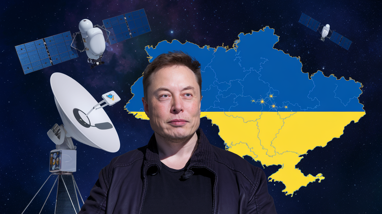 Elon Musk’s Starlink to Beam ‘Uninterrupted’ Cell Service to Ukraine from Space in 2025 by Short Stereo